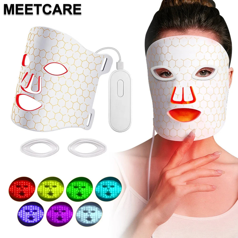 Silicone LED Photon Facial Mask