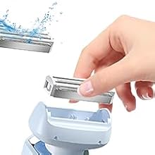 Hair Removal Device for Women 2 in 1 Electric Shaver Bikini Trimmer Face Body Legs Underarm Razor Wet Dry Portable Rechargeable