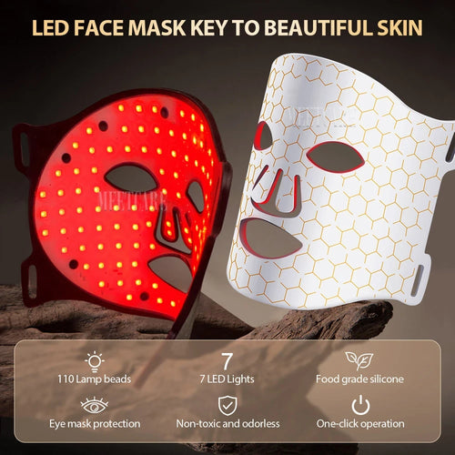 Silicone LED Photon Facial Mask