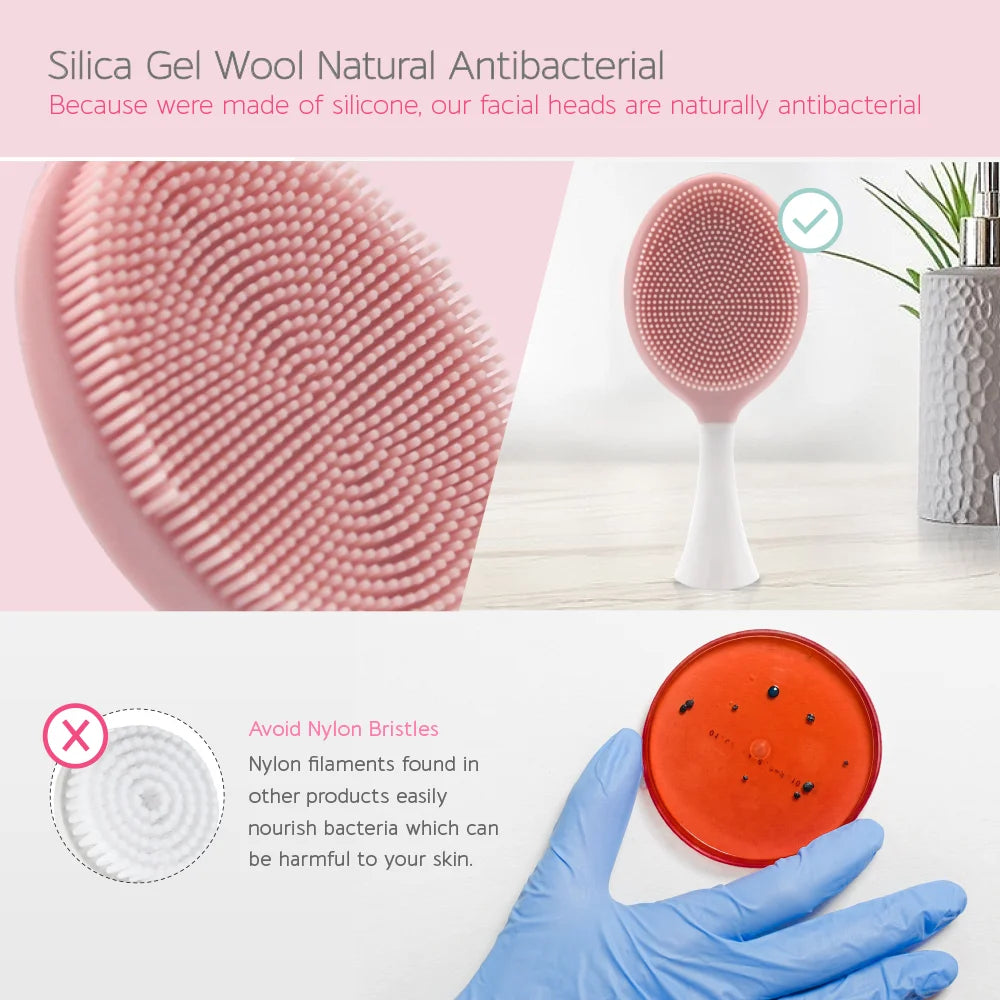 Facial Cleansing Brush Heads for Xiaomi T300/T500 SOOCAS X3 X3U X5 V1 V2 Sonic Electric Toothbrush SOOCARE Electric Brush