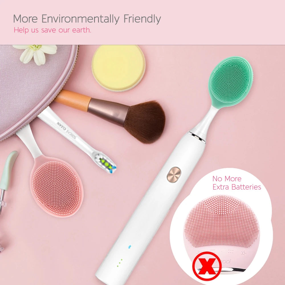 Facial Cleansing Brush Heads for Xiaomi T300/T500 SOOCAS X3 X3U X5 V1 V2 Sonic Electric Toothbrush SOOCARE Electric Brush