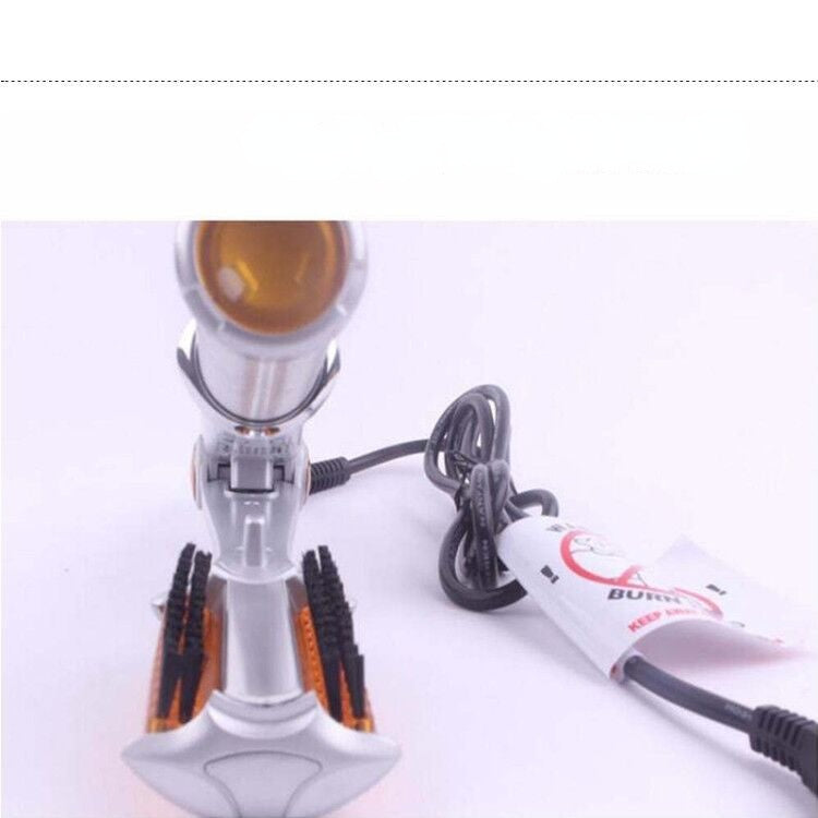 Professional Hairs Curler Straighter  2 In 1 Rotating Hair Brush Curler Styler Hair Styling Tools Curling Iron Straighting Brush