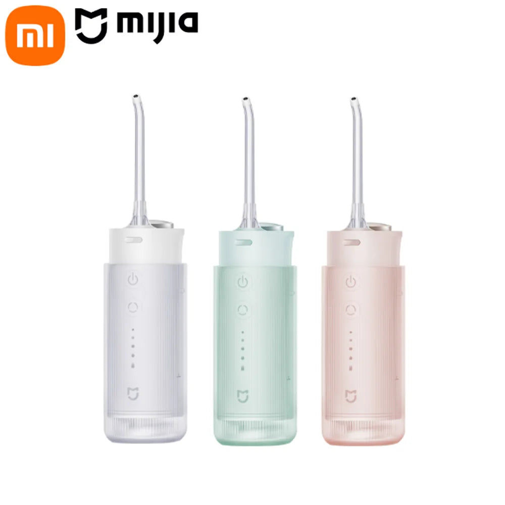 XIAOMI MIJIA F400 Portable Oral Irrigator with 4 Modes 200mL Water Tank 1700 Pulses/M Water Spray Retractable Flosser Pick Jet