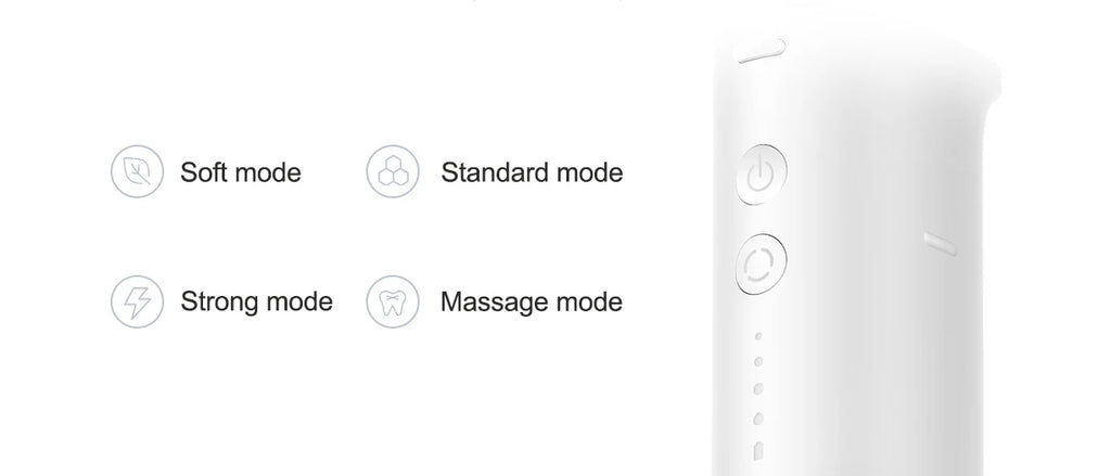 XIAOMI MIJIA F400 Portable Oral Irrigator with 4 Modes 200mL Water Tank 1700 Pulses/M Water Spray Retractable Flosser Pick Jet
