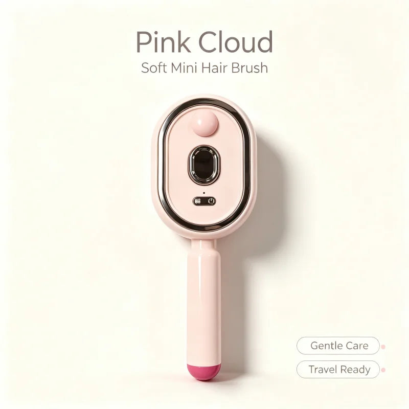 Electric Hairbrush, Straightener, Styler – Wet Use with Water Spray, Rechargeable for Both Long & Short Hairs, Smooth Finish