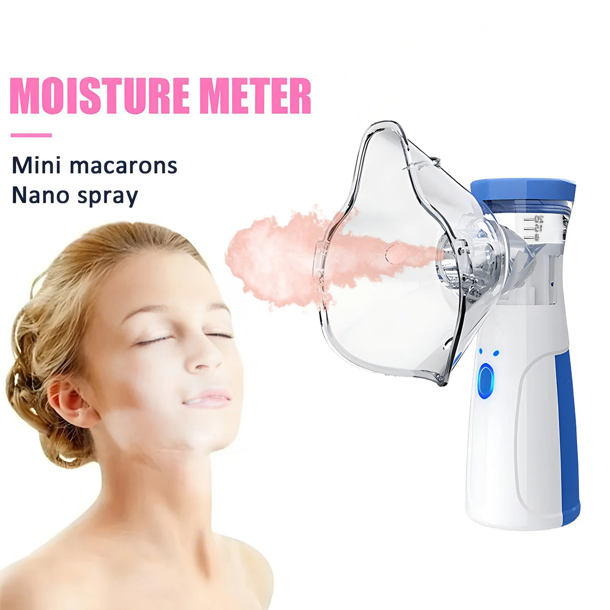 Facial Steamer Nano Ionic Hot Mist Face Steamer Home Sauna SPA Face Humidifier Atomizer for Women Men Moisturizing Unclogs Pores