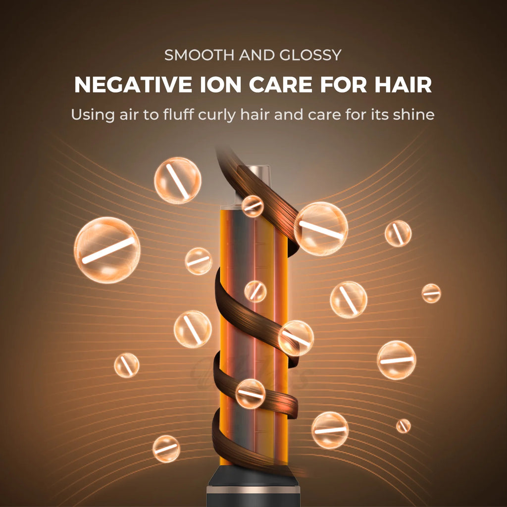 Multi-In-One Hair Dryer Styler, Hot Air Comb, Detachable Brush, Straightening & Curling Dual-Use, Household Hair Styling Tool