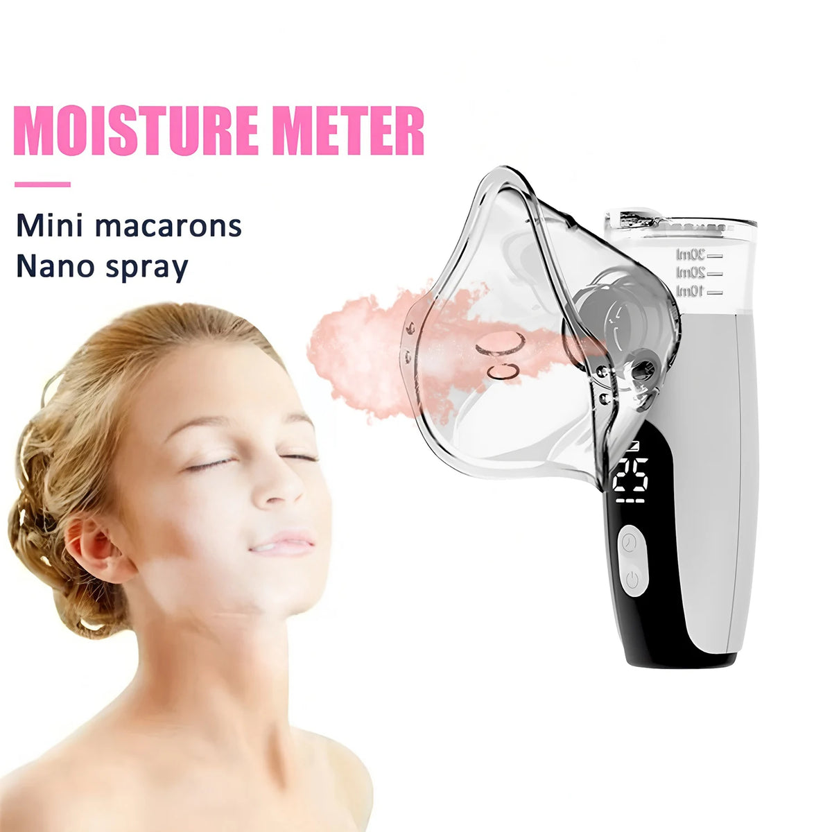 Portable Mini Facial Steamer Face Skin Care Nano Mist Sprayer Vaporizer Beauty Water Spa Nebulizer Humidifier
