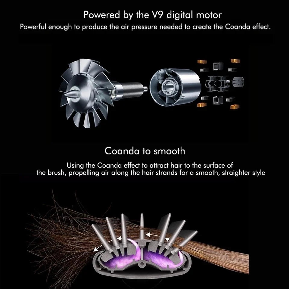 6 In 1 Hair Styler New Curl Hair Dryer For Hair 6 in 1 Hair Styler With Curling Barrel Hot Air Brush Styling Tool MultiStyler