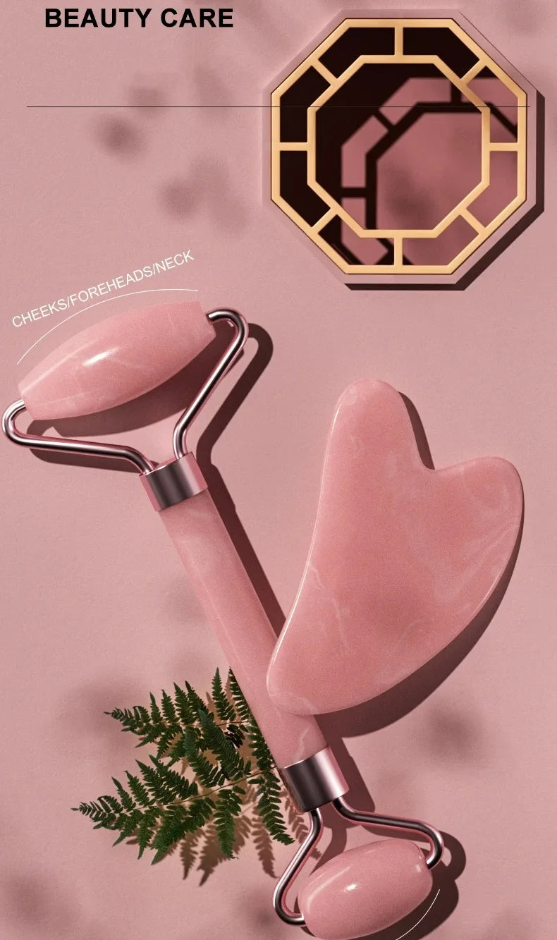 Facial Massage Roller Scraping Plate Scraping Board Face Neck Eye Muscle Relaxation Roller Beauty Skincare Health Care Tools