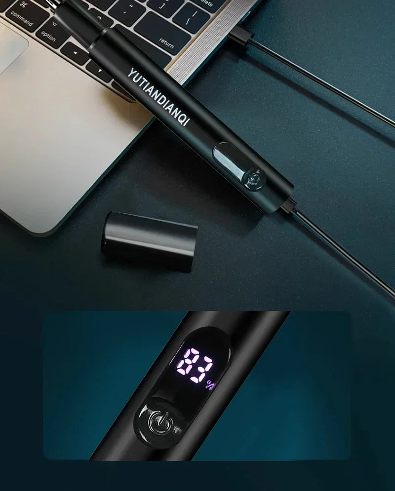 2 In 1 Electric Portable Ear And Nose Hair Trimmer Clipper 2024 Professional Painless Portable Eyebrow For Men