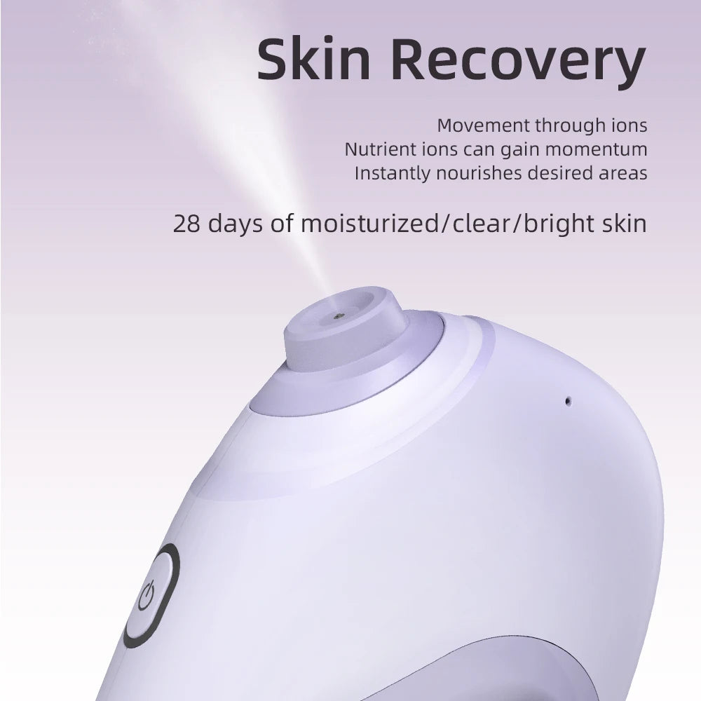 Nano Facial Sprayer Water Steamer Oxygen Injection Moisturizing Machine Handheld Spray Face Steamer Mist Skin Care Beauty