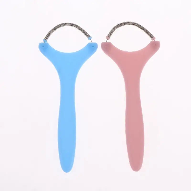 Facial Hair Remover Manual Spring Design Portable Lightweight Face Hair Removal Tool Longer Lasting Soft Skin Threading Epilator
