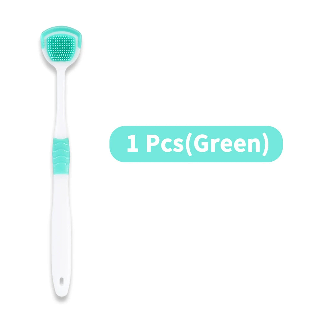 Tongue Scraper Oral Hygiene Tool Instant Fresh Breath Deep Tongue Cleaning Reusable Oral Cleaning Brush Daily Oral Care Kit