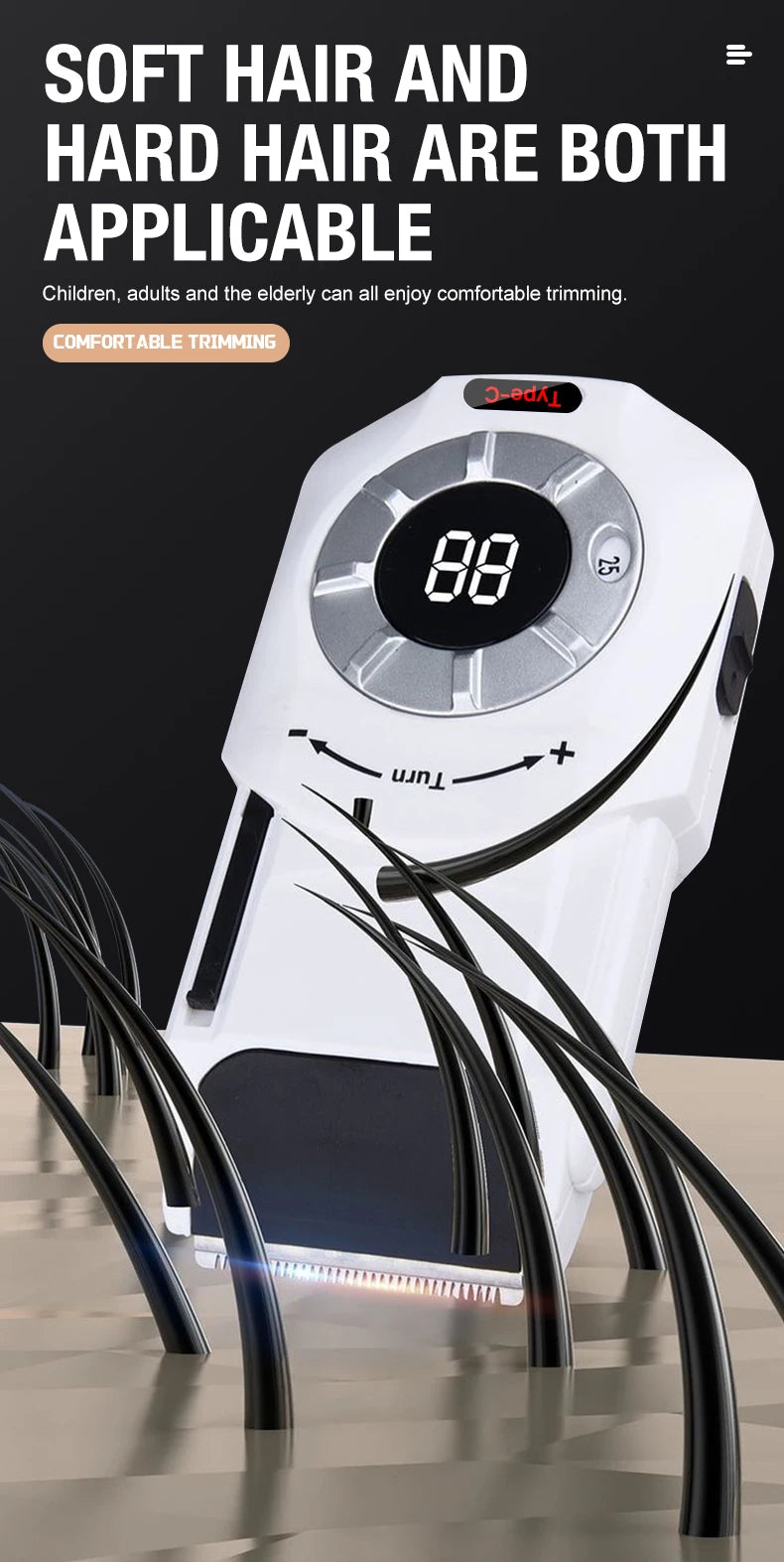 Hair Clipper, Electric Push Clipper, Household, Children's, Adult Style, Electric Push, Electric Shaver Hair Salon