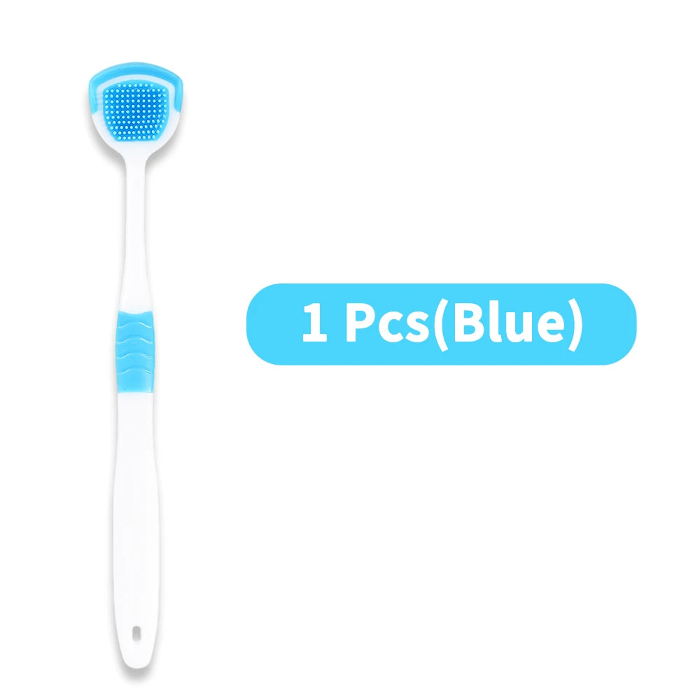 Tongue Scraper Oral Hygiene Tool Instant Fresh Breath Deep Tongue Cleaning Reusable Oral Cleaning Brush Daily Oral Care Kit