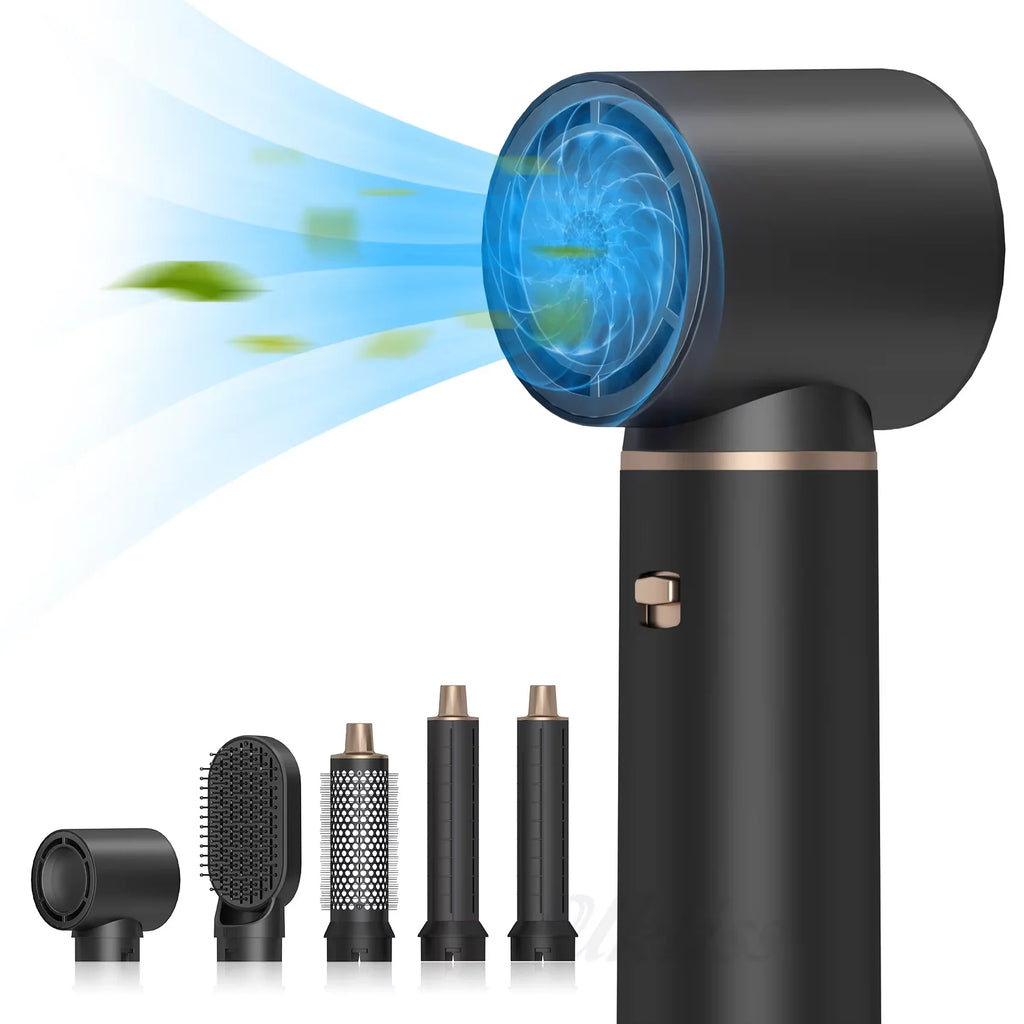 Multi-In-One Hair Dryer Styler, Hot Air Comb, Detachable Brush, Straightening & Curling Dual-Use, Household Hair Styling Tool