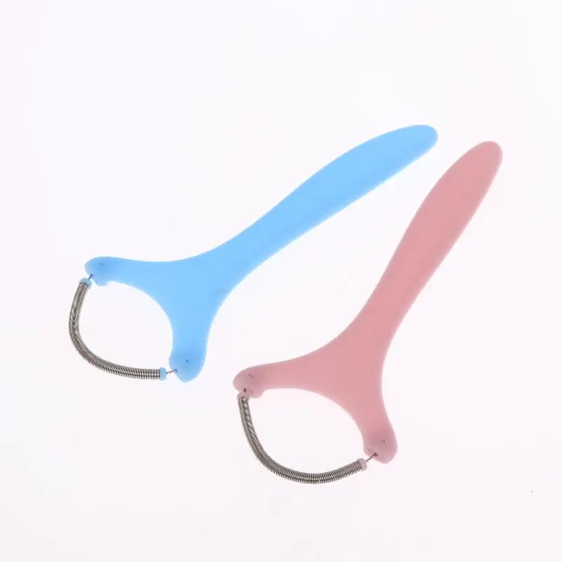 Facial Hair Remover Manual Spring Design Portable Lightweight Face Hair Removal Tool Longer Lasting Soft Skin Threading Epilator