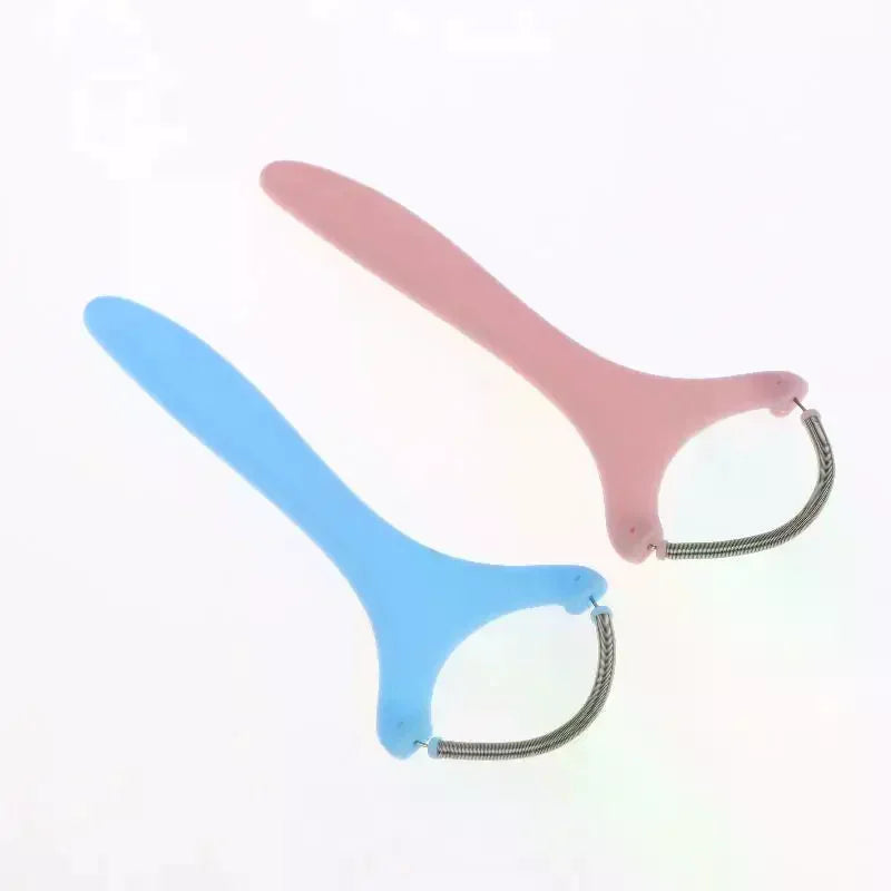 Facial Hair Remover Manual Spring Design Portable Lightweight Face Hair Removal Tool Longer Lasting Soft Skin Threading Epilator