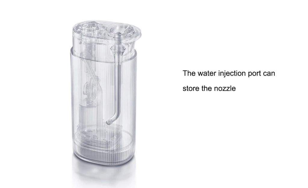 XIAOMI MIJIA F400 Portable Oral Irrigator with 4 Modes 200mL Water Tank 1700 Pulses/M Water Spray Retractable Flosser Pick Jet