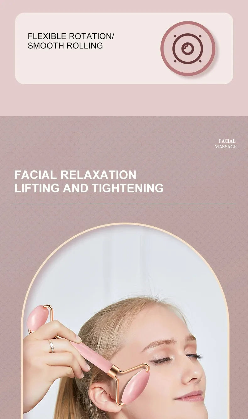 Facial Massage Roller Scraping Plate Scraping Board Face Neck Eye Muscle Relaxation Roller Beauty Skincare Health Care Tools