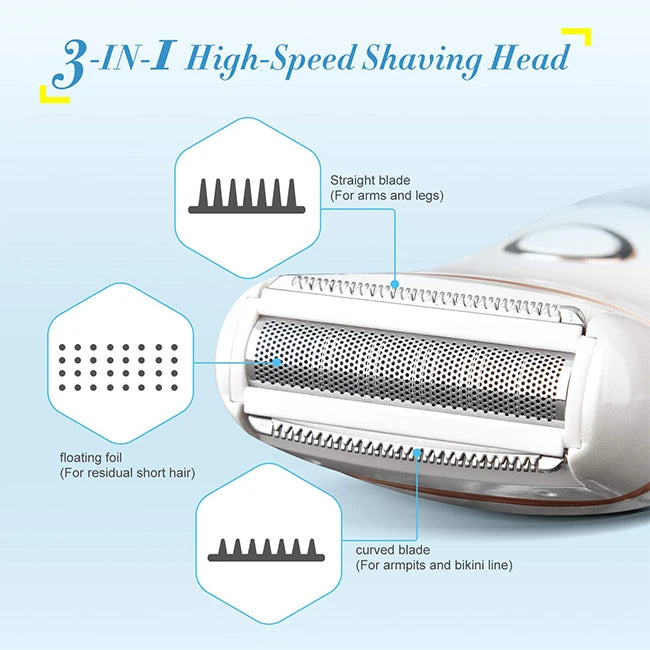 Electric Epilator Hair Remover Hair Removal Machines for Women Mini Body Face Bikini Trimmer Razor Painless Body Shaver
