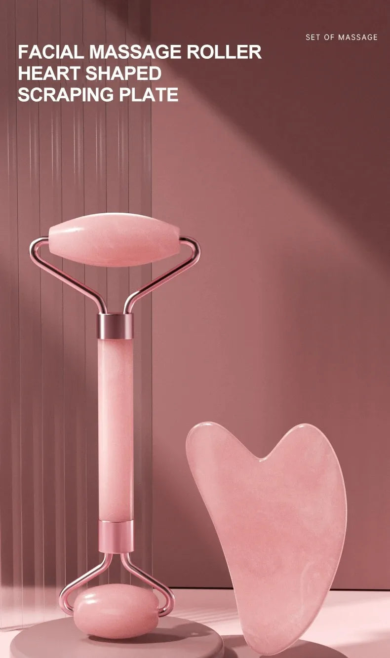 Facial Massage Roller Scraping Plate Scraping Board Face Neck Eye Muscle Relaxation Roller Beauty Skincare Health Care Tools