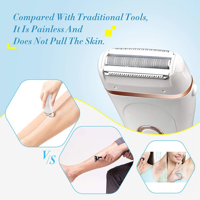 Electric Epilator Hair Remover Hair Removal Machines for Women Mini Body Face Bikini Trimmer Razor Painless Body Shaver
