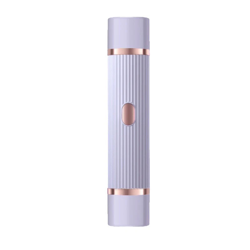 Electric Shaver, Portable Hair Removal Device, Rechargeable Electric Shaver, Painless 2-in-1 Dual Head Shaver