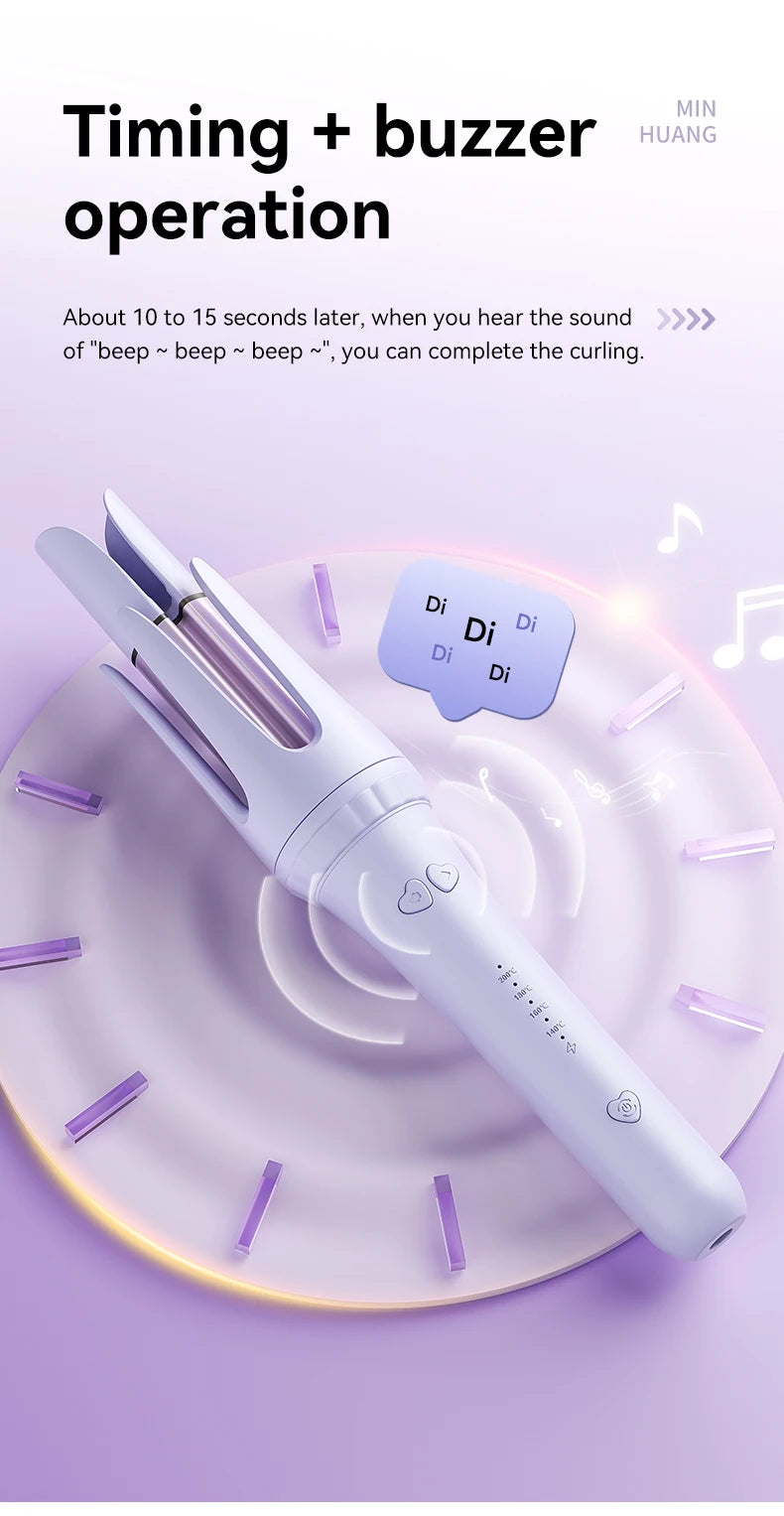 Hair Curling Iron 32mm Curler Wand Professional Curly Tongs Ceramic Electric Salon Styling Tool Small Crimping Iron