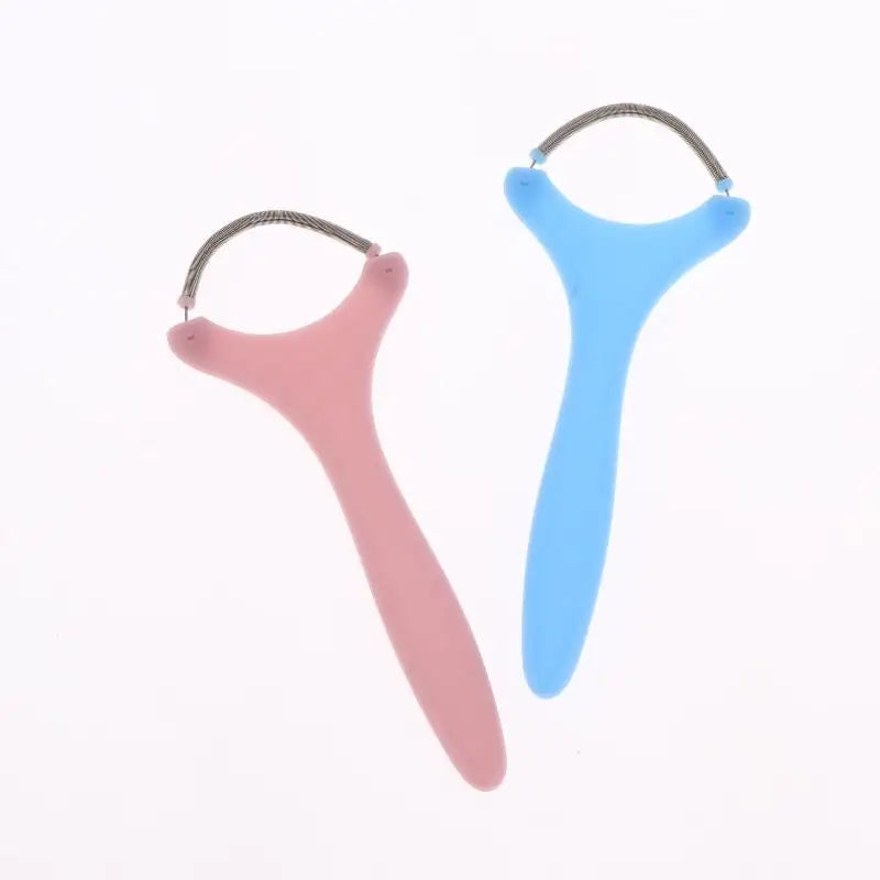 Facial Hair Remover Manual Spring Design Portable Lightweight Face Hair Removal Tool Longer Lasting Soft Skin Threading Epilator