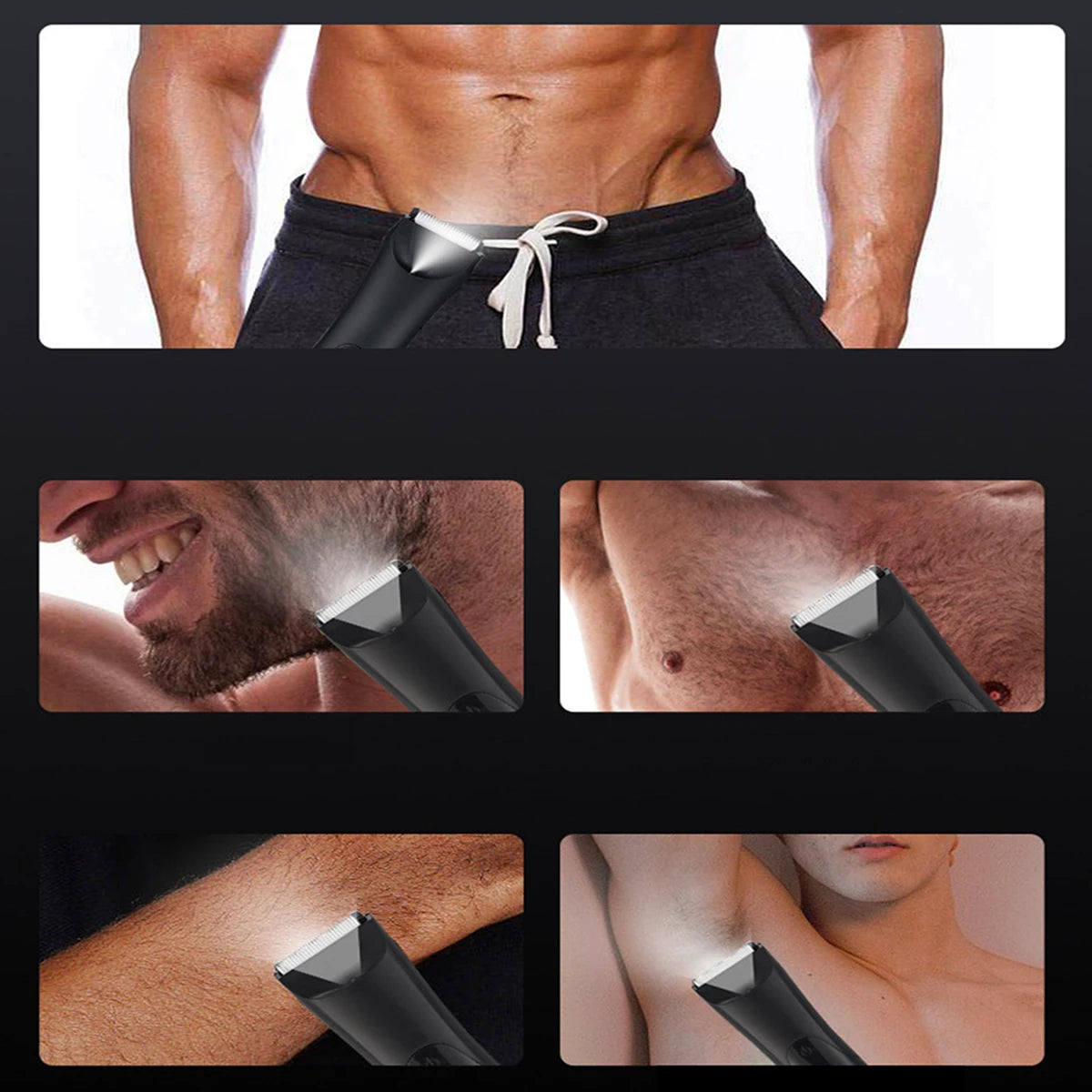 Man Body Hair Trimmer Epilator Groin Trimer For Man Beard Shaver Chest  Hair Epilator Armpit Hair Shaver Arms Legs Hair Razors
