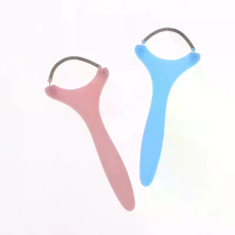 Facial Hair Remover Manual Spring Design Portable Lightweight Face Hair Removal Tool Longer Lasting Soft Skin Threading Epilator