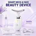 Face & Neck Beauty Device EMS Massager LED Light Care Electric Facial Massage Tool for Home Skin Care Routine