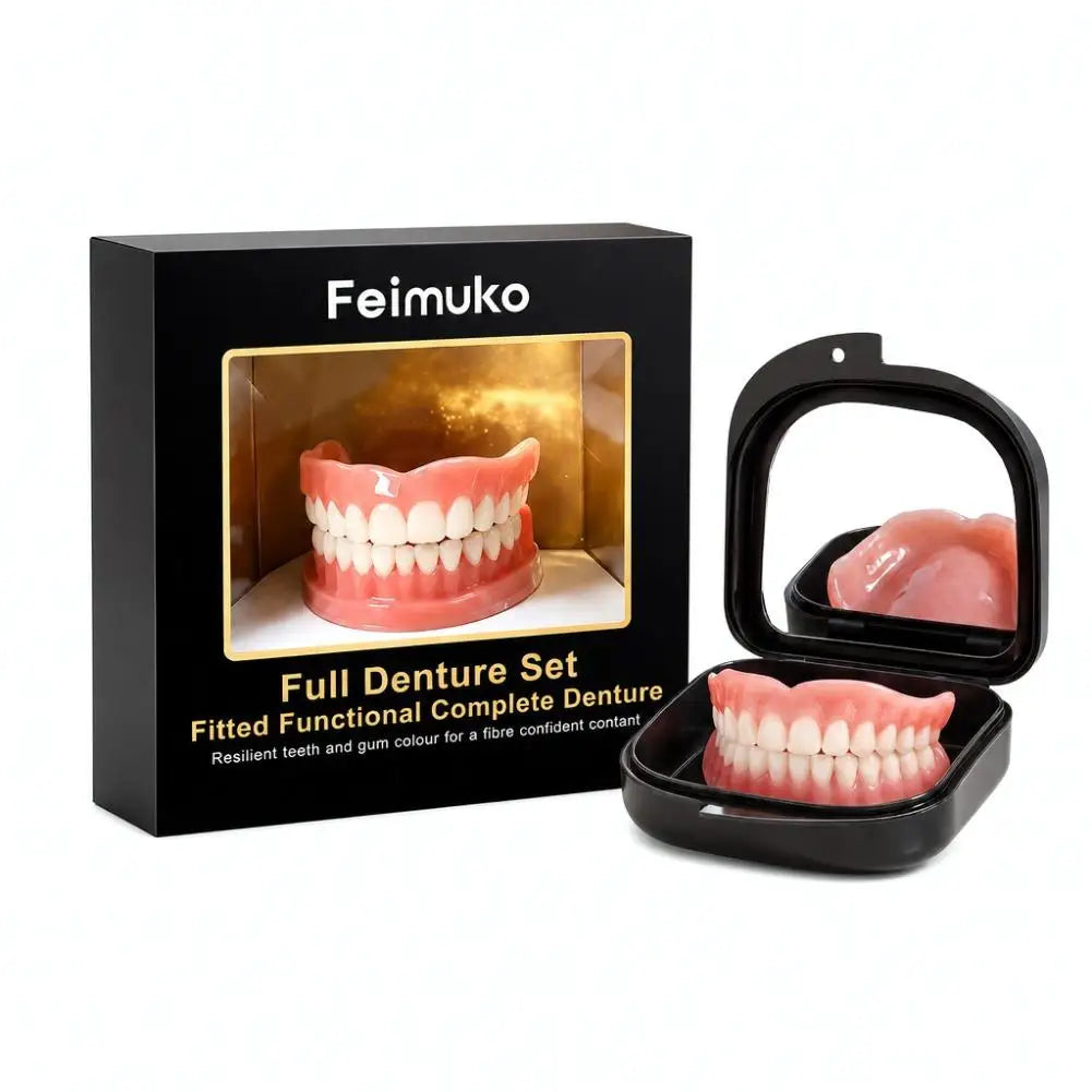 Dentures Set Teeth Beauty Set Tteeth Gap Decoration Smile Enhancement Comfortable Daily Oral Care Set