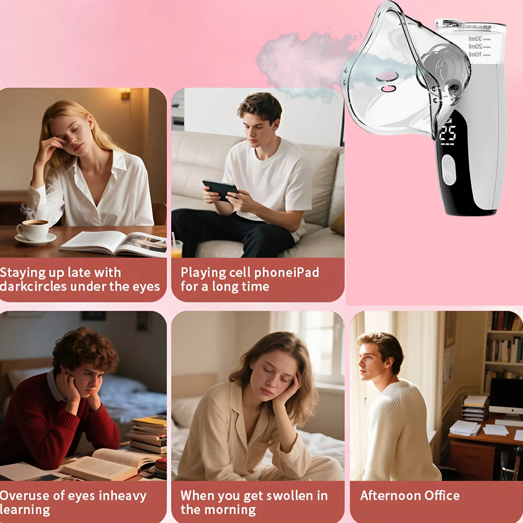 Portable Mini Facial Steamer Face Skin Care Nano Mist Sprayer Vaporizer Beauty Water Spa Nebulizer Humidifier