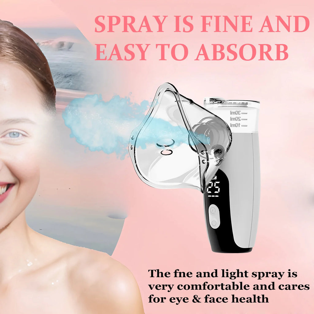 Portable Mini Facial Steamer Face Skin Care Nano Mist Sprayer Vaporizer Beauty Water Spa Nebulizer Humidifier