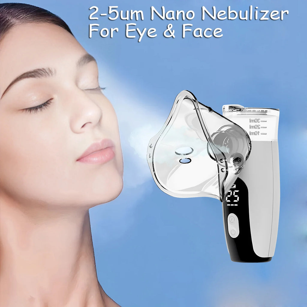 Portable Mini Facial Steamer Face Skin Care Nano Mist Sprayer Vaporizer Beauty Water Spa Nebulizer Humidifier