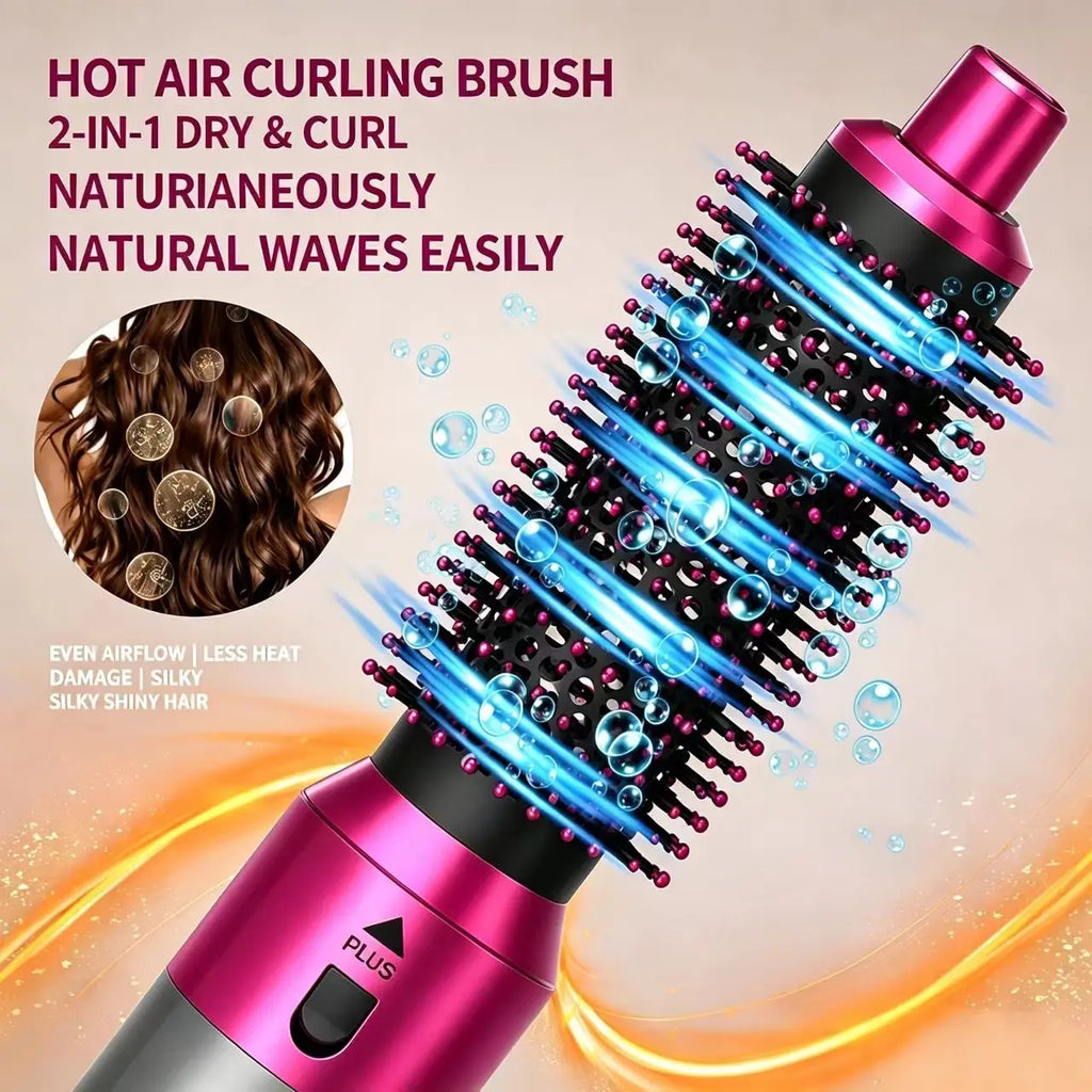 5 In 1 Multi Styler New Design Hair Dryer for Hair 5 in 1 Styler with Curling Barrel Hot Air Brush Styling Tool MultiStyler